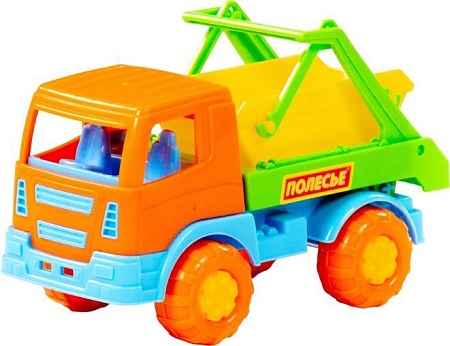 Мусоровоз Полесье Коммунальная спецмашина Тема 61120 (оранжевый)