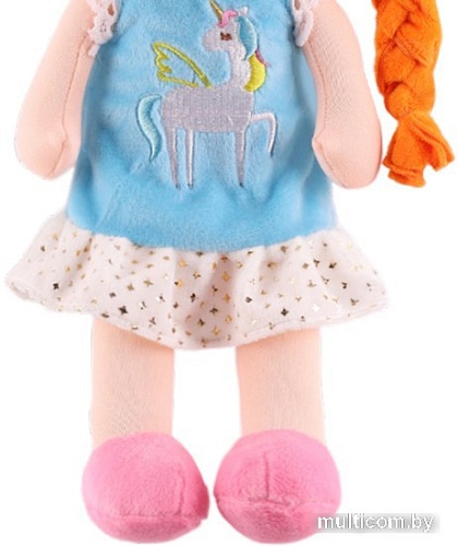 Кукла Maxitoys Хлоя с рыжей косичкой в голубом платье MT-CR-D01202321-30