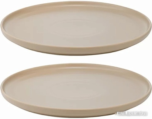 Набор тарелок Tkano Essential TK22-TW-PL0010 (2шт, бежевый)