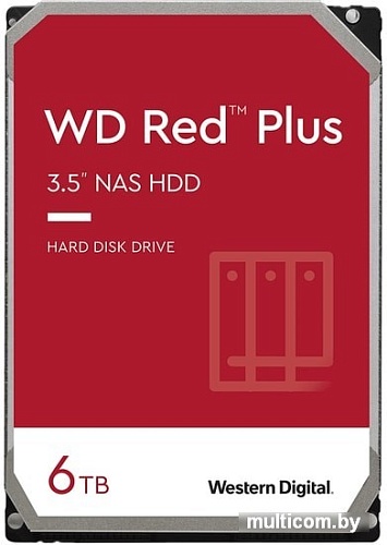 Жесткий диск WD Red Plus 6TB WD60EFPX
