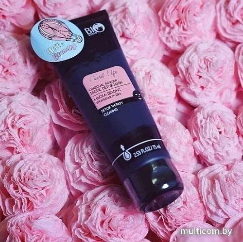 Косметика по уходу за лицом Bio World Маска Detox Therapy угольная пудра 75 мл