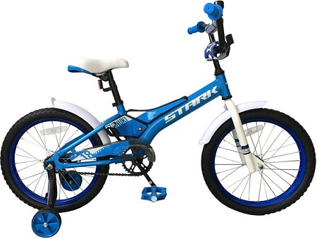 Детский велосипед Stark Tanuki 18 Boy 2020 (голубой/белый)