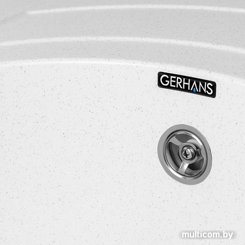 Кухонная мойка Gerhans A01 (белый)