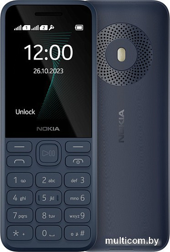 Кнопочный телефон Nokia 130 (2023) Dual SIM ТА-1576 (темно-синий)