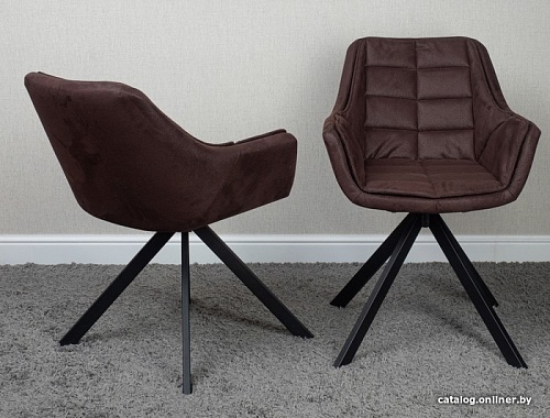 Стул с подлокотниками Levmar Orion (коричневый)