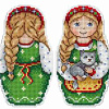 Набор для вышивания Жар-Птица Весна зелена