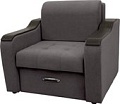 Кресло Сириус Лидер-3 НПБ 105x110 (Eva 24 велюр темно-серый)