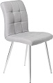 Стул Mio Tesoro Вивьен DC-140C (серый/хром)