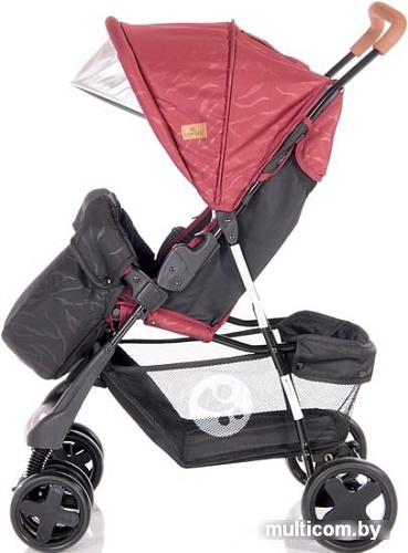 Коляска прогулочная «книга» Lorelli Terra 2020 (красный/черный)