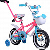Детский велосипед AIST Wiki 12 (розовый/бирюзовый, 2019)