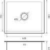 Кухонная мойка GranFest Metal нержавеющая сталь AISI 304 GF-4538 графит (с сифоном)