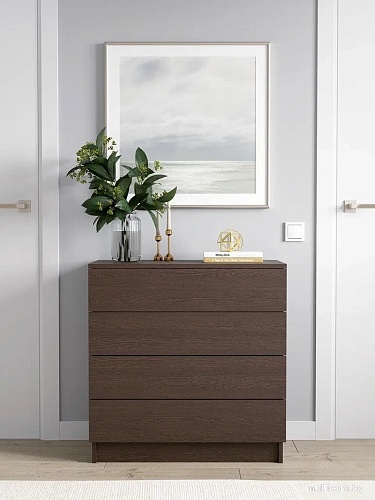 Комод Горизонт Нео 760 4 ящика (венге)