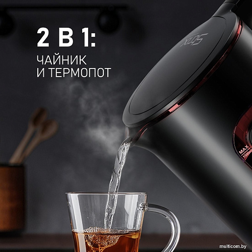 Электрический чайник Weissgauff WK 1500 Db Touch BodyCool