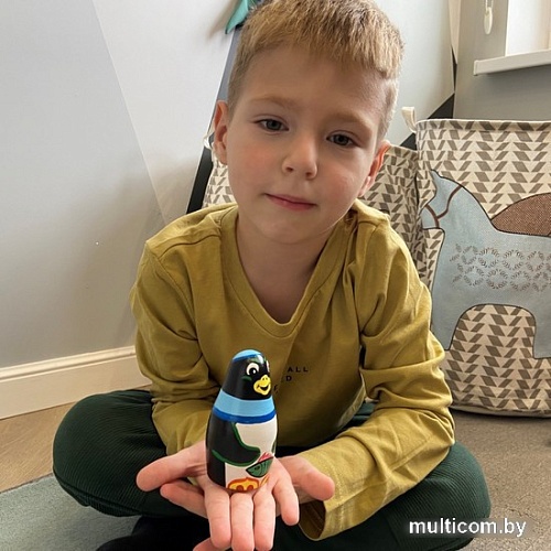 Развивающая игра Брестская Матрешка В виде фигурок милых пингвинов (набор 5 шт)