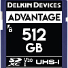 Карта памяти Delkin Devices SDXC Advantage UHS-I 512GB