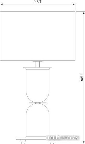 Настольная лампа Евросвет 01153/1 никель