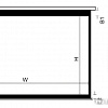 Проекционный экран Classic Solution Lyra M 248x144 [E 240x135/9 MW-M8/W]