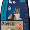 Сухой корм для собак Brit Premium Dog Sensitive ягненок и индейка 1 кг