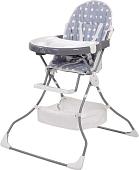 Стульчик для кормления Polini Kids Disney Baby 252 (звезды, серый/белый)
