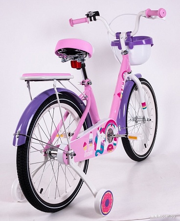 Детский велосипед Tech Team Melody 20 NN013869 (розовый/фиолетовый, разобранный)