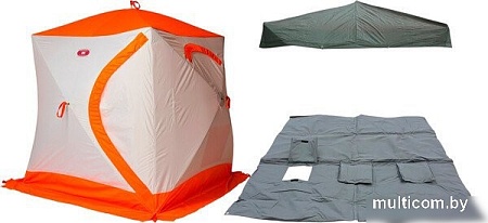 Медведь Куб-2 зимняя с полом Оксфорд 600 и накидкой