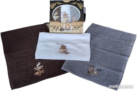 Набор полотенец Goodness Микс 30x50 (черный кофе)