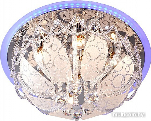 Люстра Евросвет Disco 80100/8 (хром/голубой)
