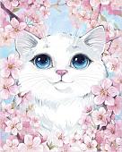 Феникс+ Котик в сакуре 62371