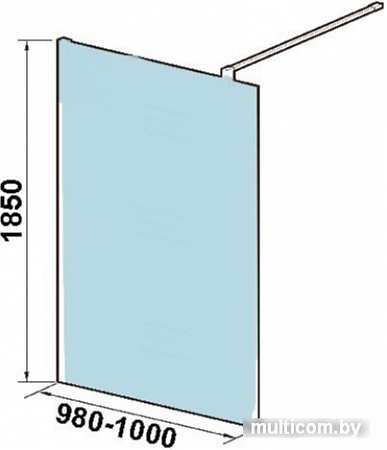 Душевая стенка WeltWasser WW400 100G-1