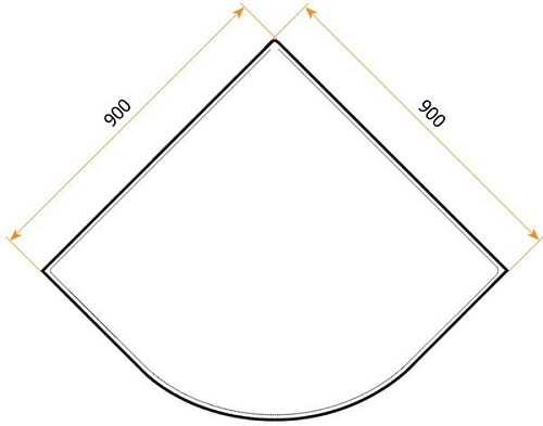 Душевой уголок Niagara NG-109022-14 90x90 (хром/тонированное)