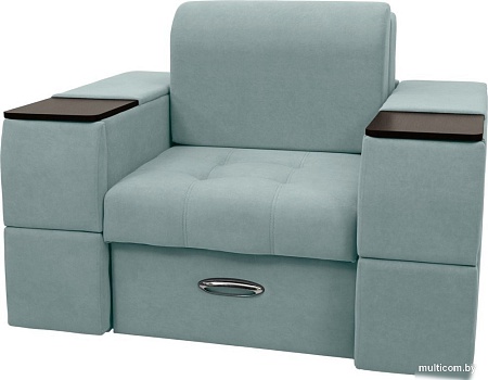 Сириус Лидер-13 ППУ 135x110 (Eva 25 велюр светло-зеленый)