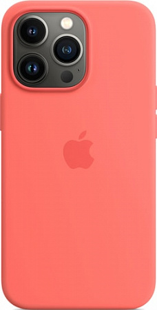 Чехол для телефона Apple MagSafe Silicone Case для iPhone 13 Pro (розовый помело)