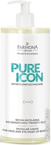 Farmona Мицеллярная вода Pure Icon для снятия макияжа с лица глаз 500 мл