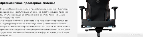 Игровое (геймерское) кресло AndaSeat Kaiser 3 AD12YDC-L-01-A-PV/C (бордовый)