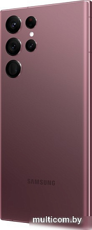 Смартфон Samsung Galaxy S22 Ultra 5G SM-S908B/DS 8GB/128GB (бургунди)