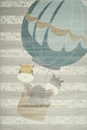 Ковер для жилой комнаты Merinos Izumrud F263-STAN-LIGHT GRAY (1.2х1.8)