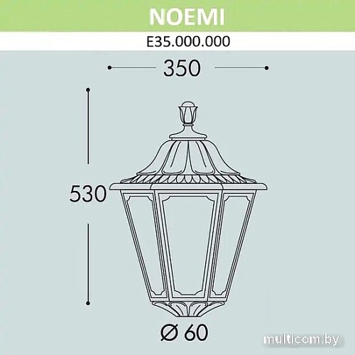 Садовый светильник Fumagalli Noemi E35.000.000.VYH27