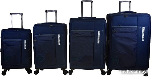 Чемодан-спиннер Mironpan 50127 66 см (темно-синий)