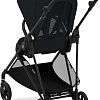 Коляска прогулочная «книга» Cybex New Melio Carbon с дождевиком (moon black)