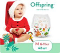 Трусики-подгузники Offspring M 6-11кг Новый год (42 шт)