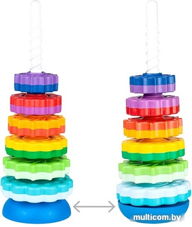 Пирамидка Fancy Baby Веселые шестеренки SPIN01