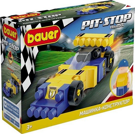 Конструктор Bauer Pit Stop 814 Гоночная машина