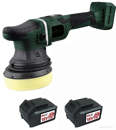 Полировальная машина KLPRO KLPS18B-50 (с 2-мя АКБ, сумка)