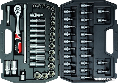 Набор торцевых головок и бит Yato YT-3857 58 предметов