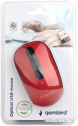 Мышь Gembird MUSW-355-R