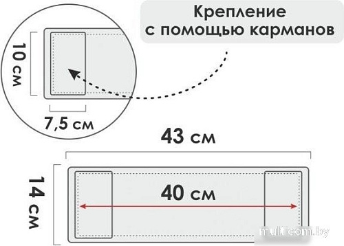 Моп (тряпка) Perfecto Linea 44-432019
