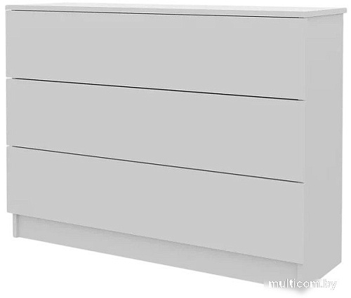 Комод Горизонт Нео 1050 3 ящика (белый)
