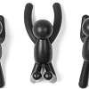 Набор крючков для одежды Umbra Buddy 318165-040 (3 шт, черный)