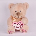 Классическая игрушка Weihai Мишка с сердечком и бантом 017SBX146