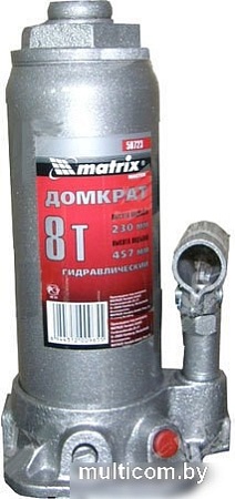Бутылочный домкрат Matrix 50723 8т.